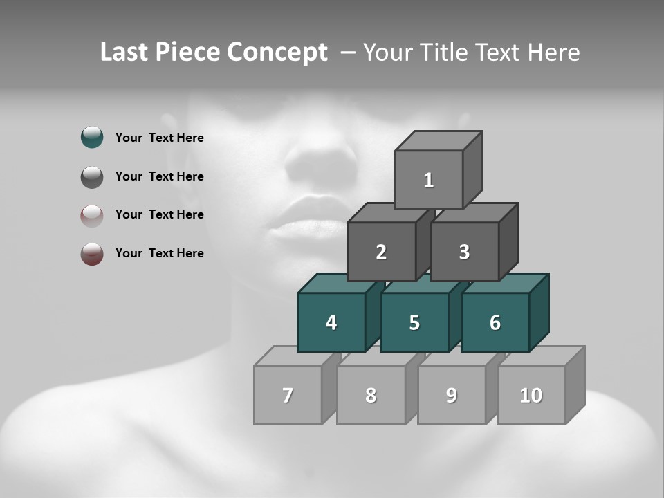 Woman Lifestyle Blond PowerPoint Template