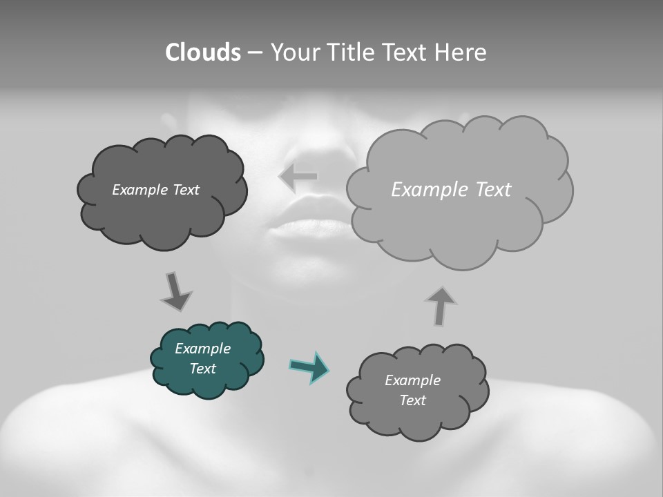 Woman Lifestyle Blond PowerPoint Template