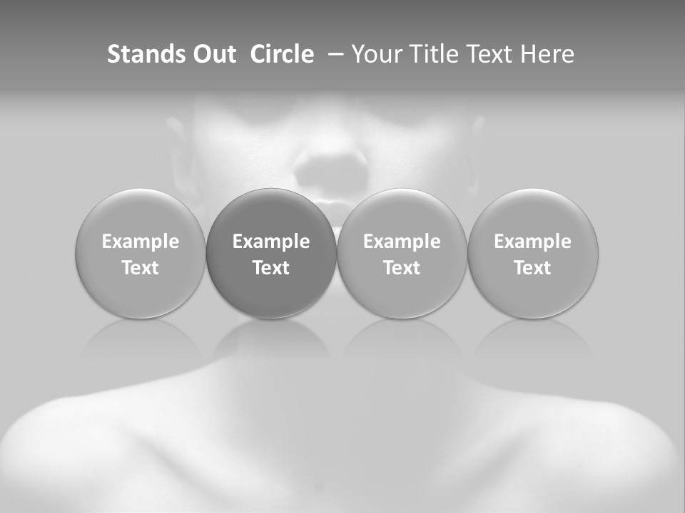 Woman Lifestyle Blond PowerPoint Template