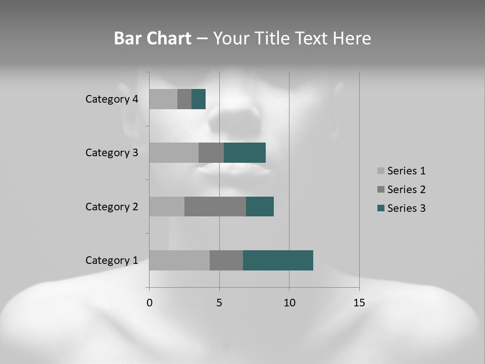 Woman Lifestyle Blond PowerPoint Template