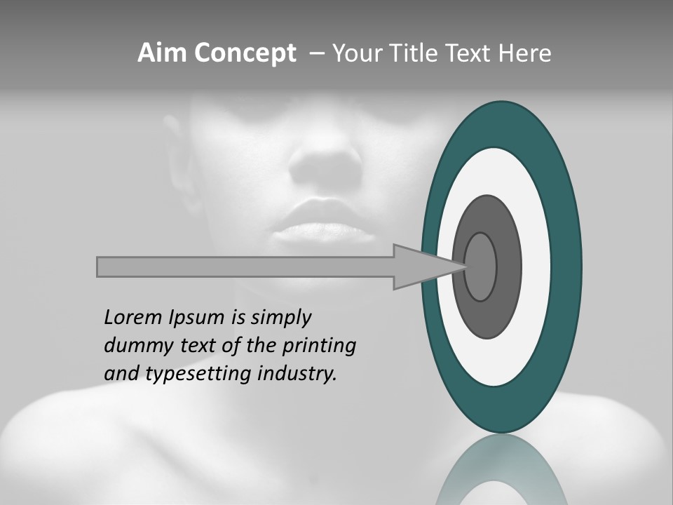 Woman Lifestyle Blond PowerPoint Template