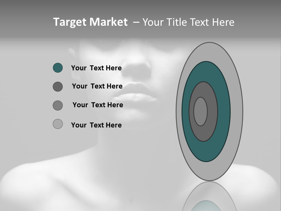 Woman Lifestyle Blond PowerPoint Template