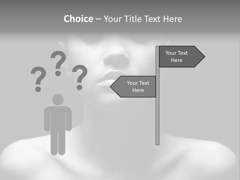 Woman Lifestyle Blond PowerPoint Template