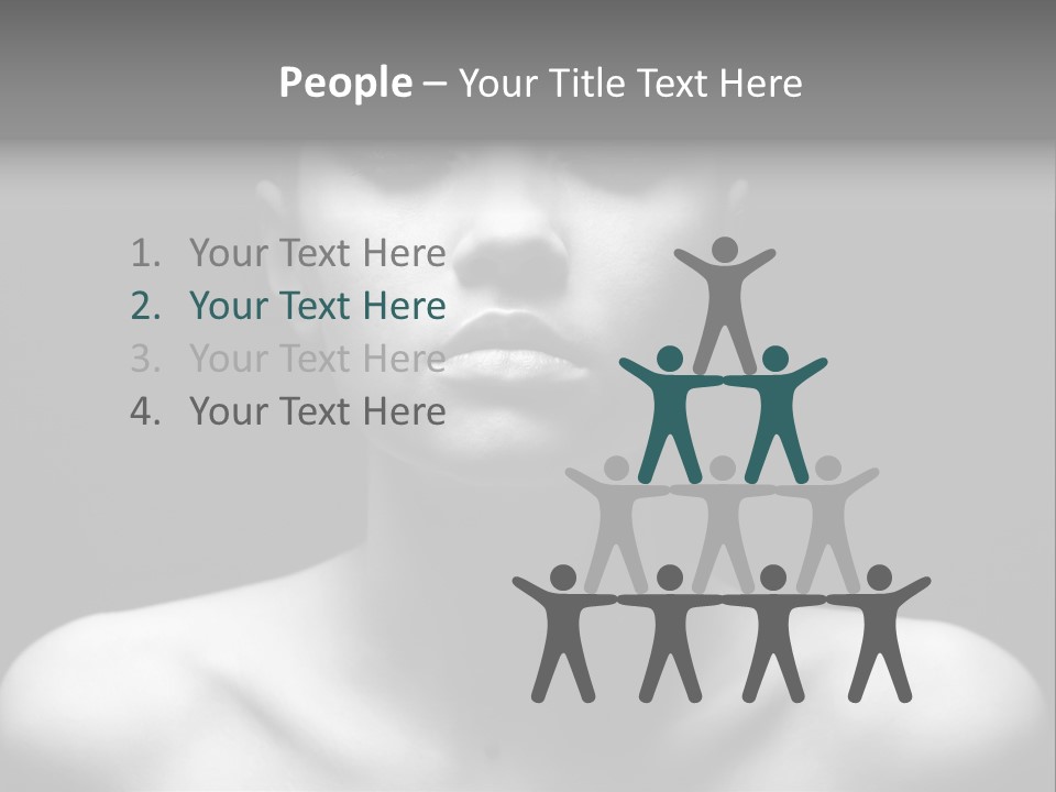 Woman Lifestyle Blond PowerPoint Template