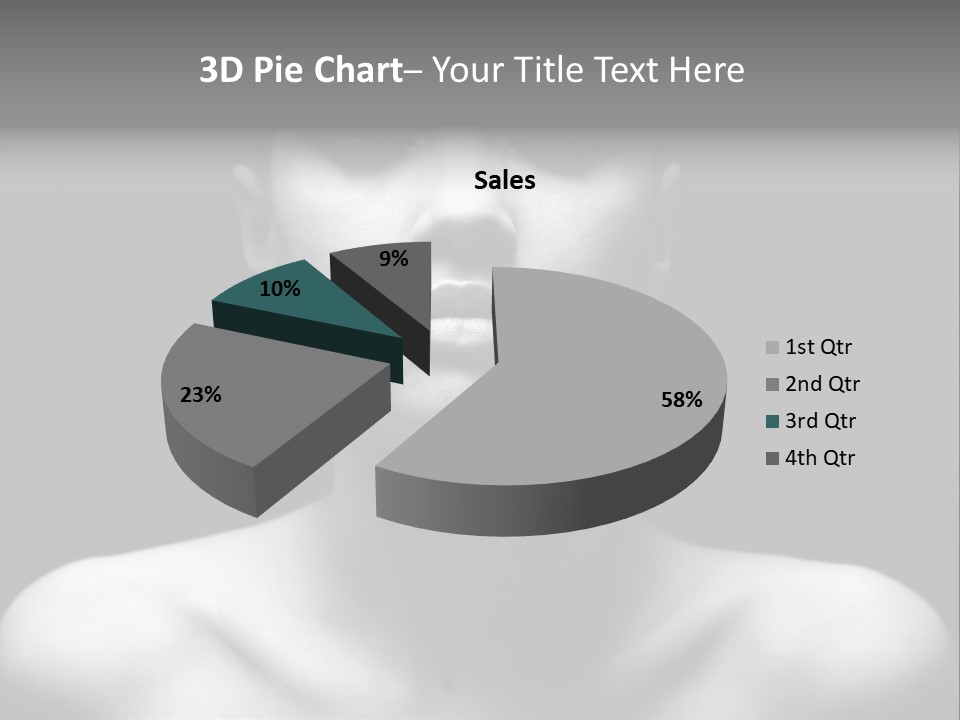 Woman Lifestyle Blond PowerPoint Template