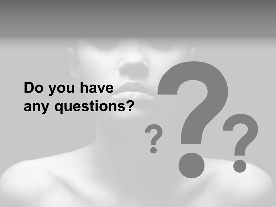 Woman Lifestyle Blond PowerPoint Template