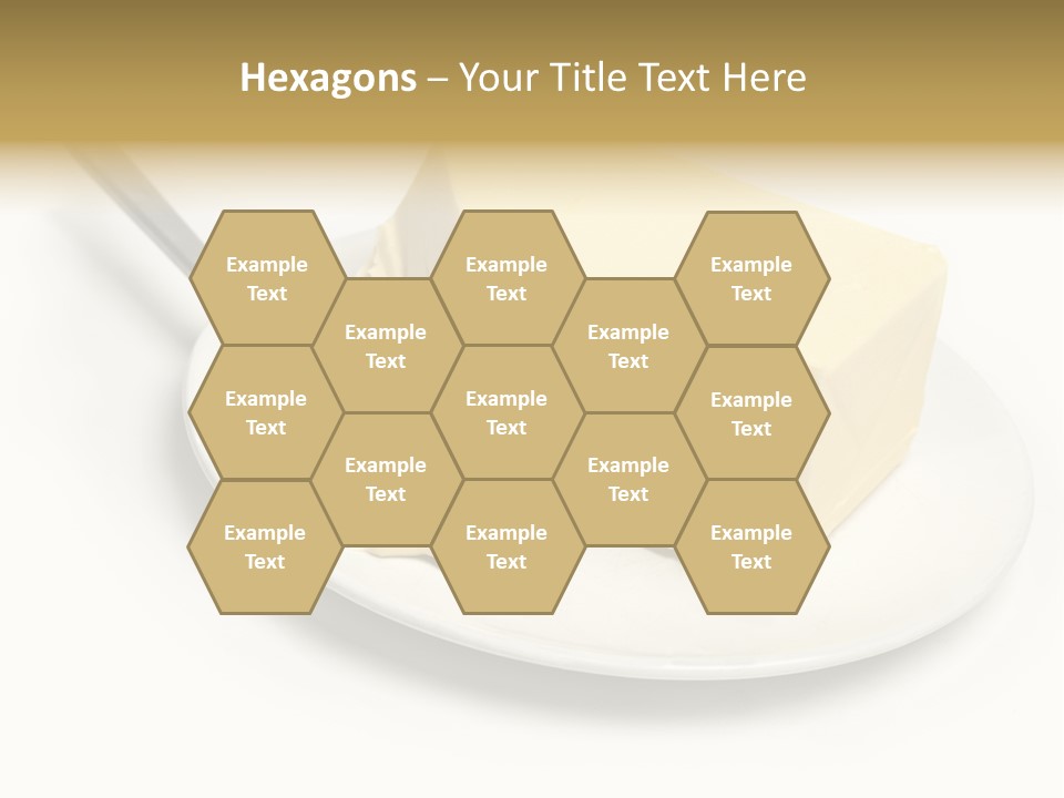 Natural Isolated Butter PowerPoint Template