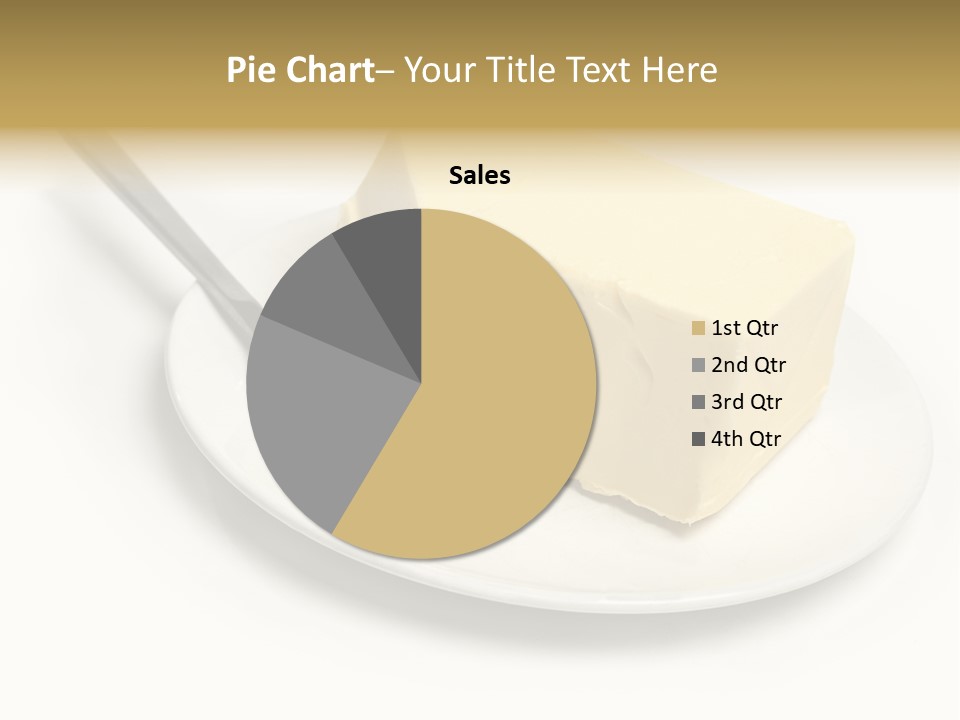 Natural Isolated Butter PowerPoint Template