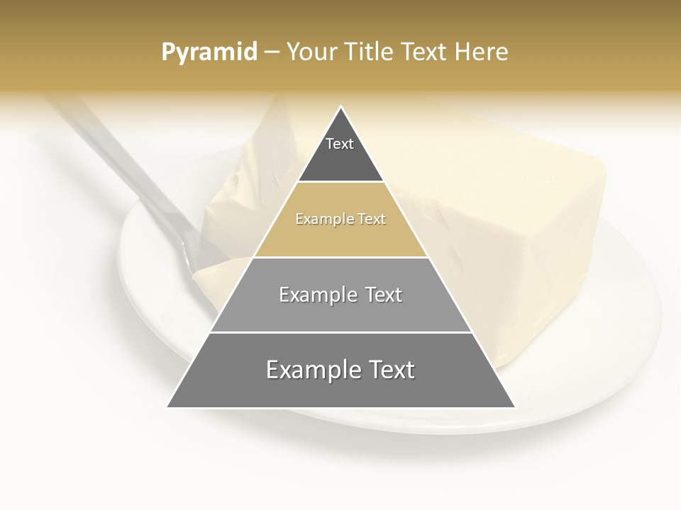 Natural Isolated Butter PowerPoint Template