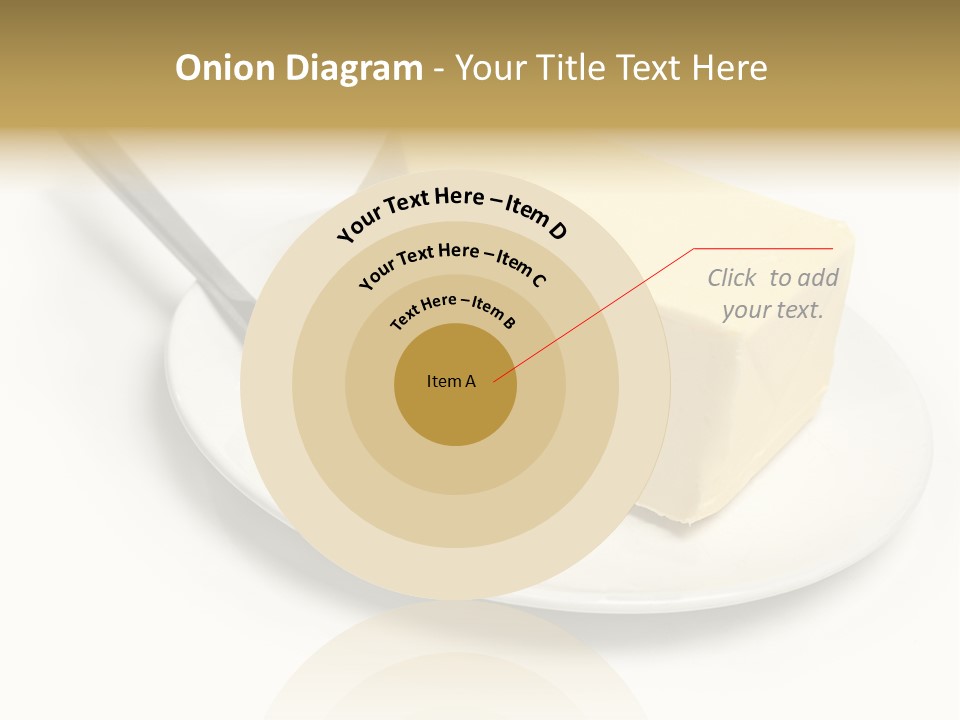 Natural Isolated Butter PowerPoint Template