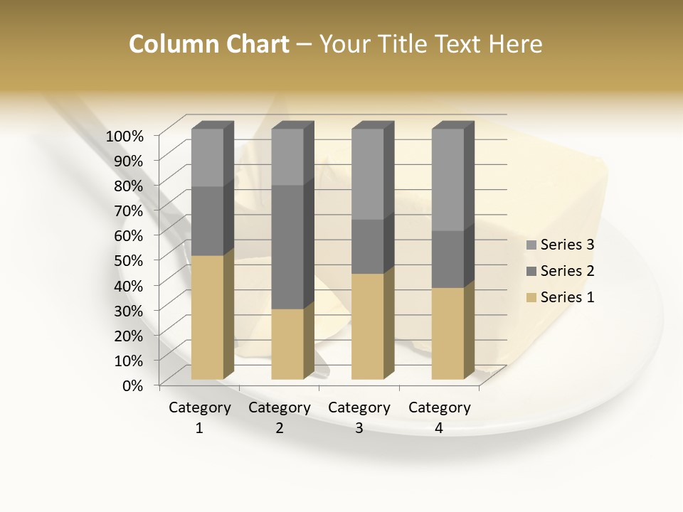 Natural Isolated Butter PowerPoint Template