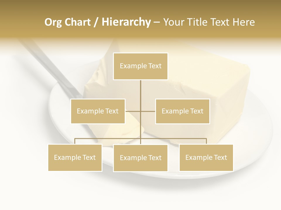 Natural Isolated Butter PowerPoint Template