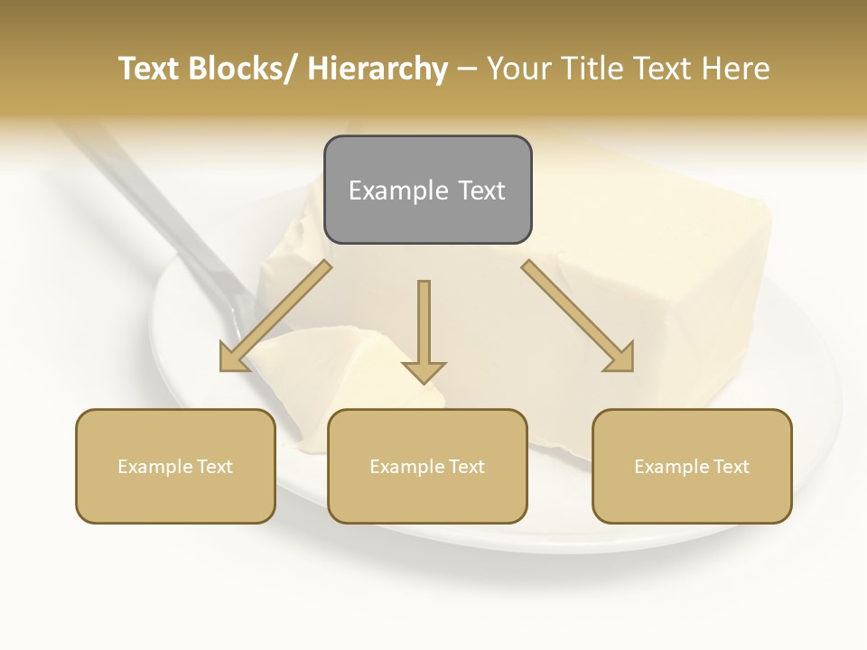 Natural Isolated Butter PowerPoint Template