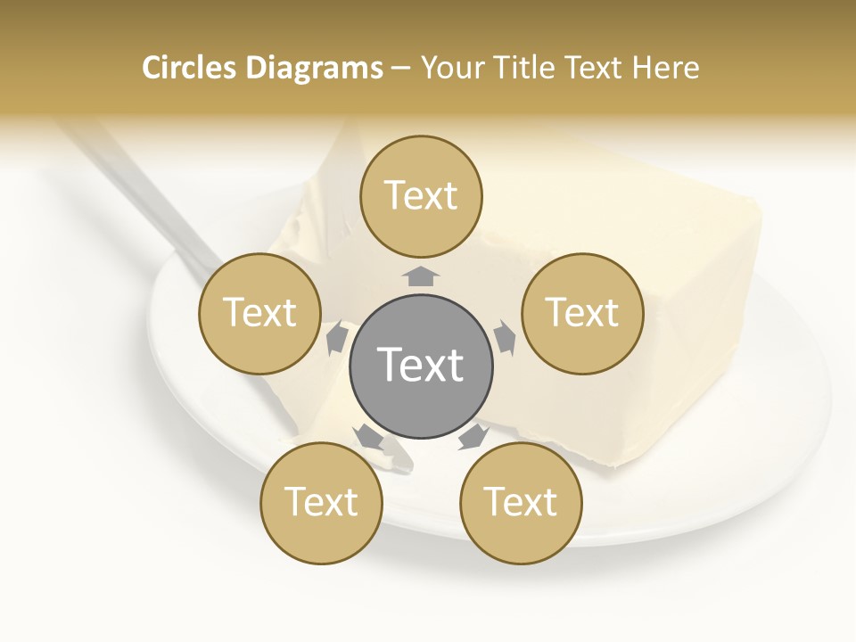 Natural Isolated Butter PowerPoint Template