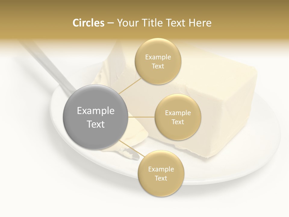 Natural Isolated Butter PowerPoint Template