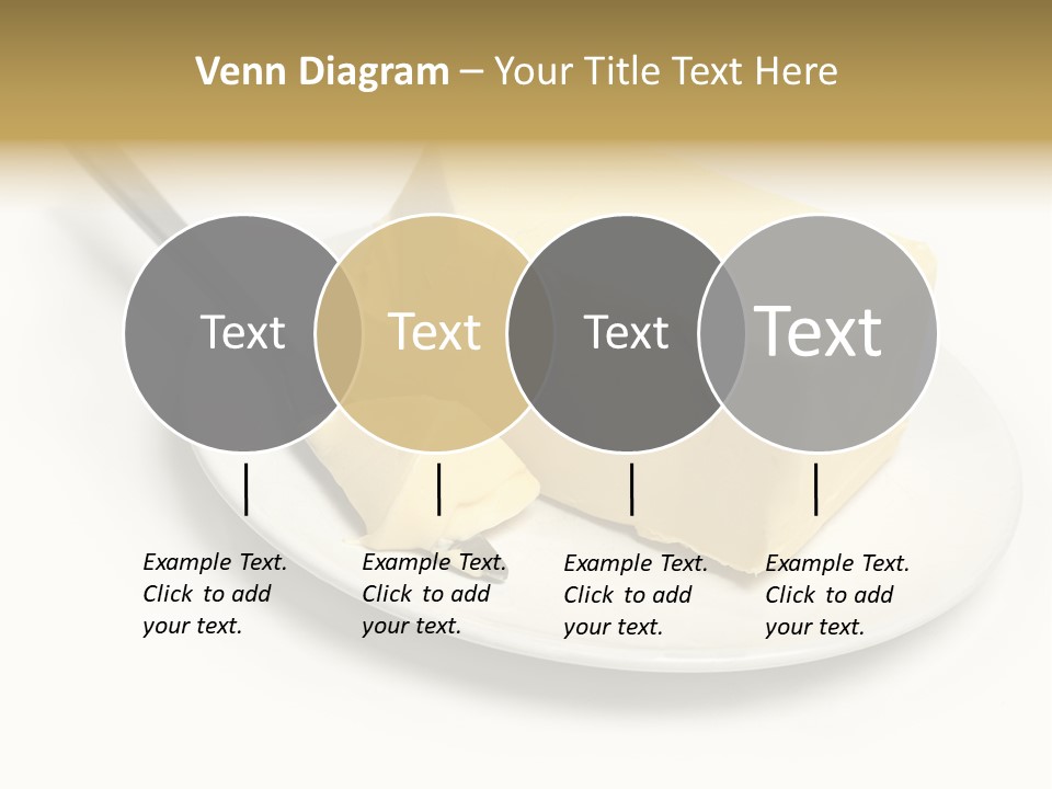 Natural Isolated Butter PowerPoint Template