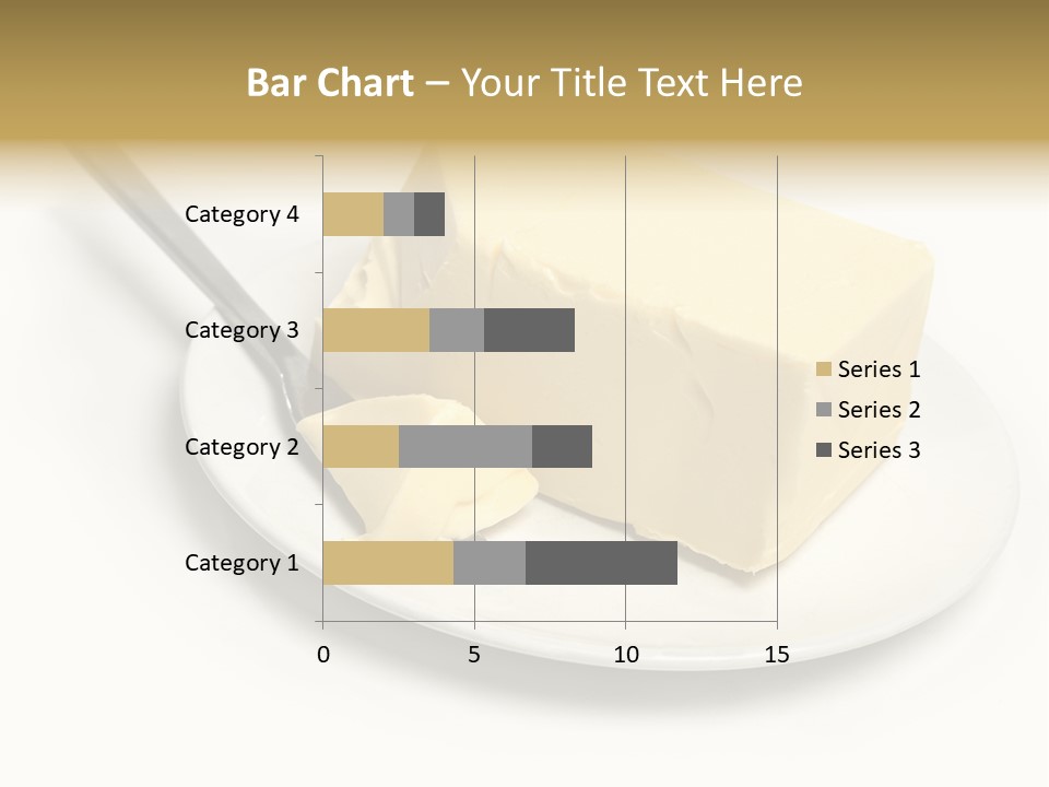 Natural Isolated Butter PowerPoint Template