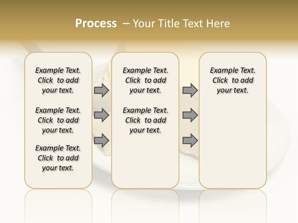 Natural Isolated Butter PowerPoint Template