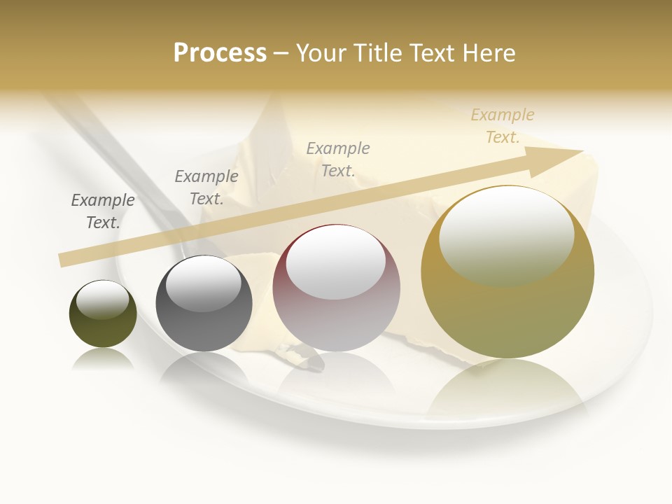 Natural Isolated Butter PowerPoint Template