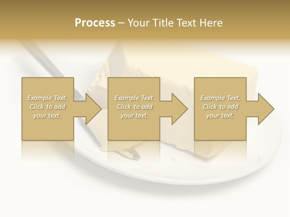 Natural Isolated Butter PowerPoint Template