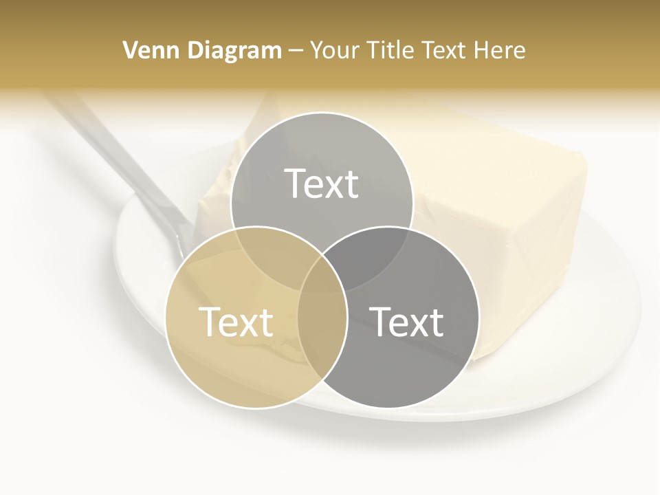 Natural Isolated Butter PowerPoint Template
