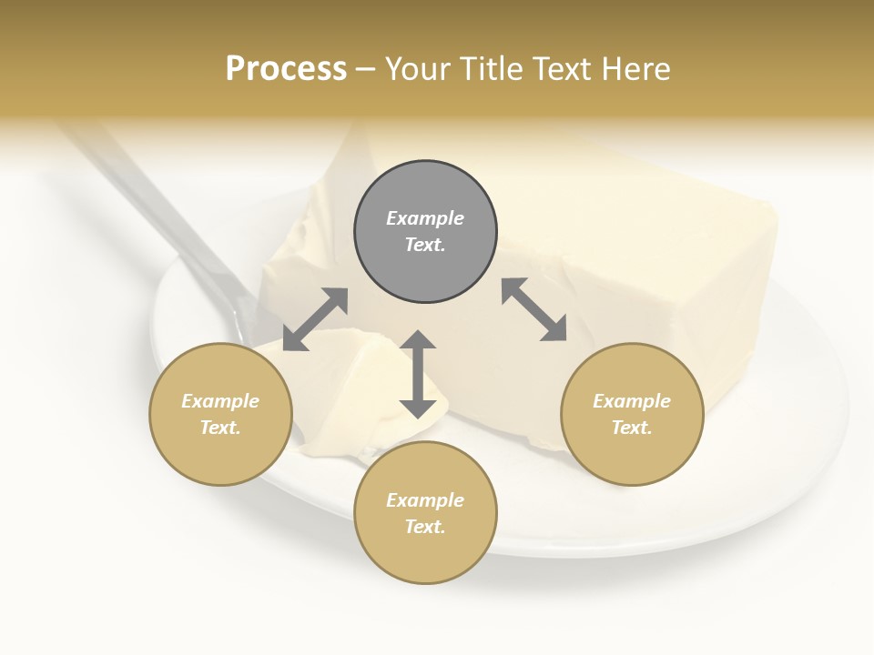 Natural Isolated Butter PowerPoint Template
