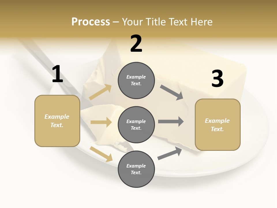 Natural Isolated Butter PowerPoint Template