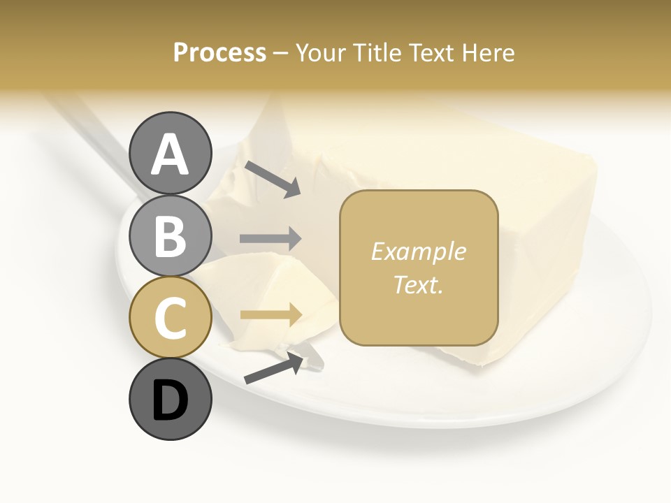 Natural Isolated Butter PowerPoint Template
