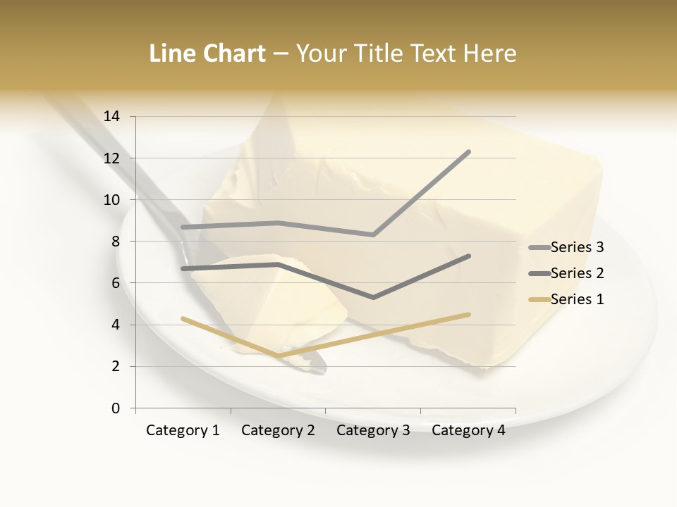 Natural Isolated Butter PowerPoint Template