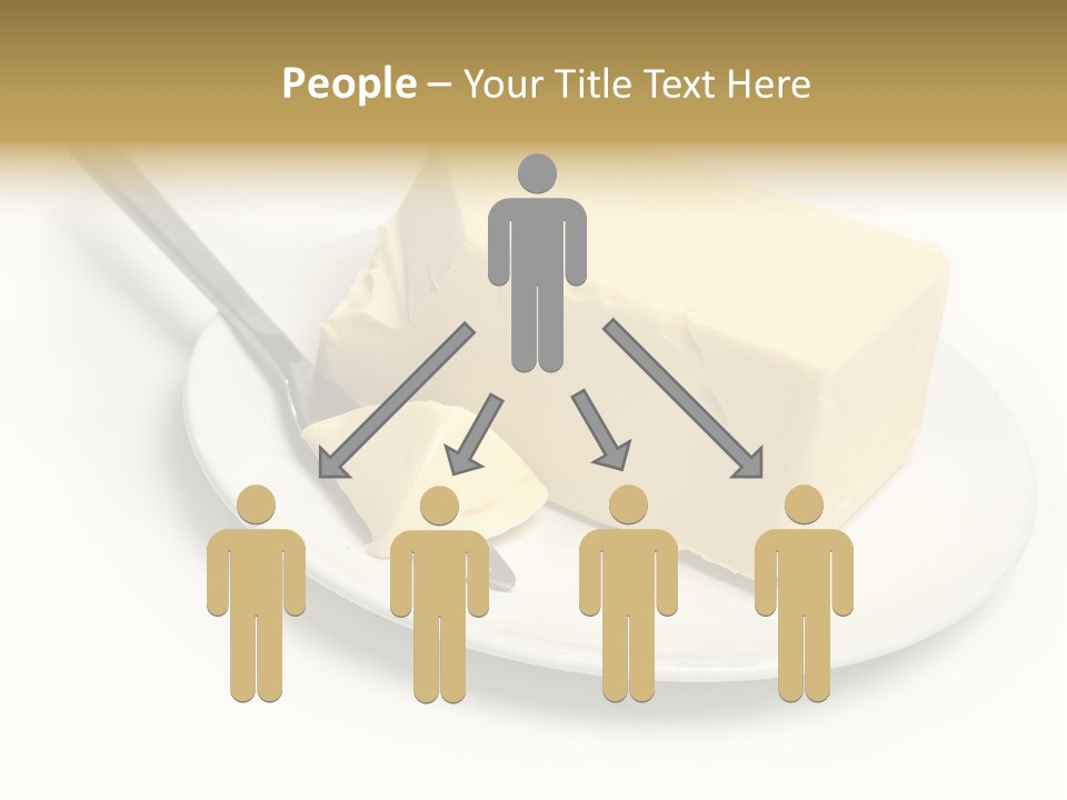 Natural Isolated Butter PowerPoint Template
