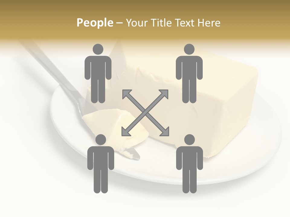 Natural Isolated Butter PowerPoint Template