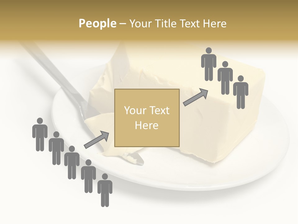 Natural Isolated Butter PowerPoint Template