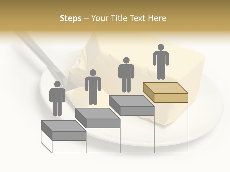 Natural Isolated Butter PowerPoint Template