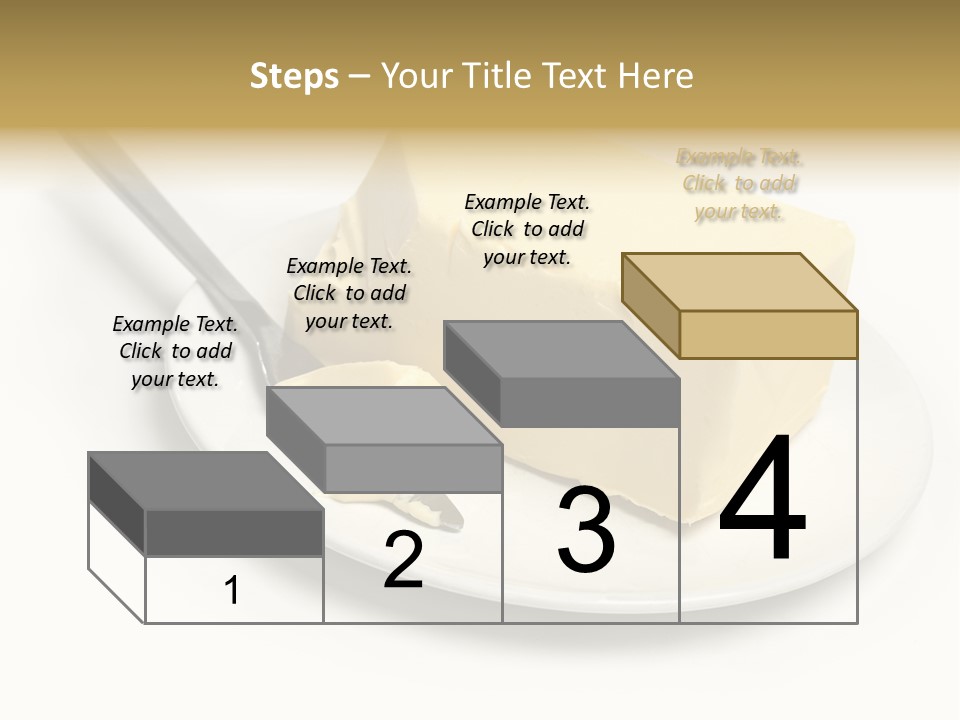 Natural Isolated Butter PowerPoint Template