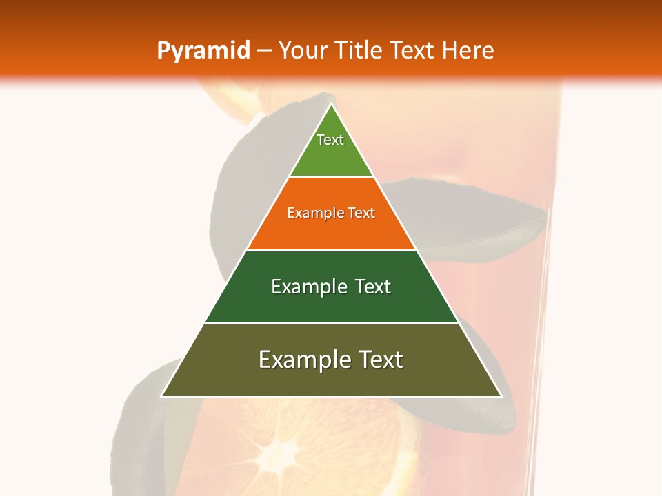Plate Sunrise Orange Slice PowerPoint Template