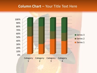 Plate Sunrise Orange Slice PowerPoint Template