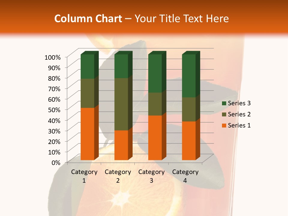 Plate Sunrise Orange Slice PowerPoint Template