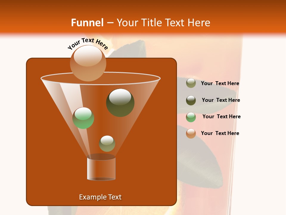Plate Sunrise Orange Slice PowerPoint Template