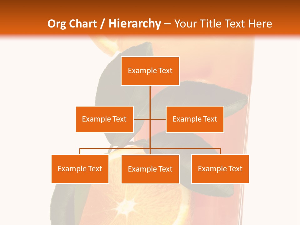 Plate Sunrise Orange Slice PowerPoint Template
