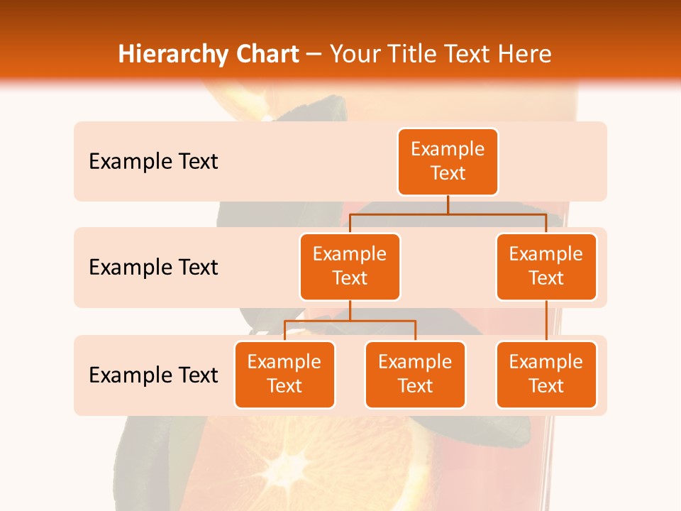 Plate Sunrise Orange Slice PowerPoint Template