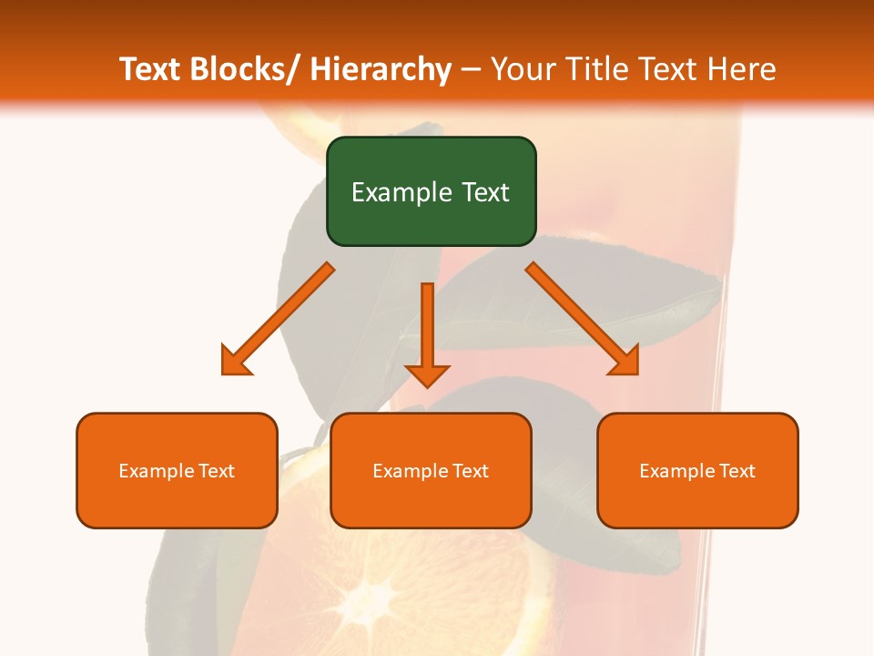 Plate Sunrise Orange Slice PowerPoint Template