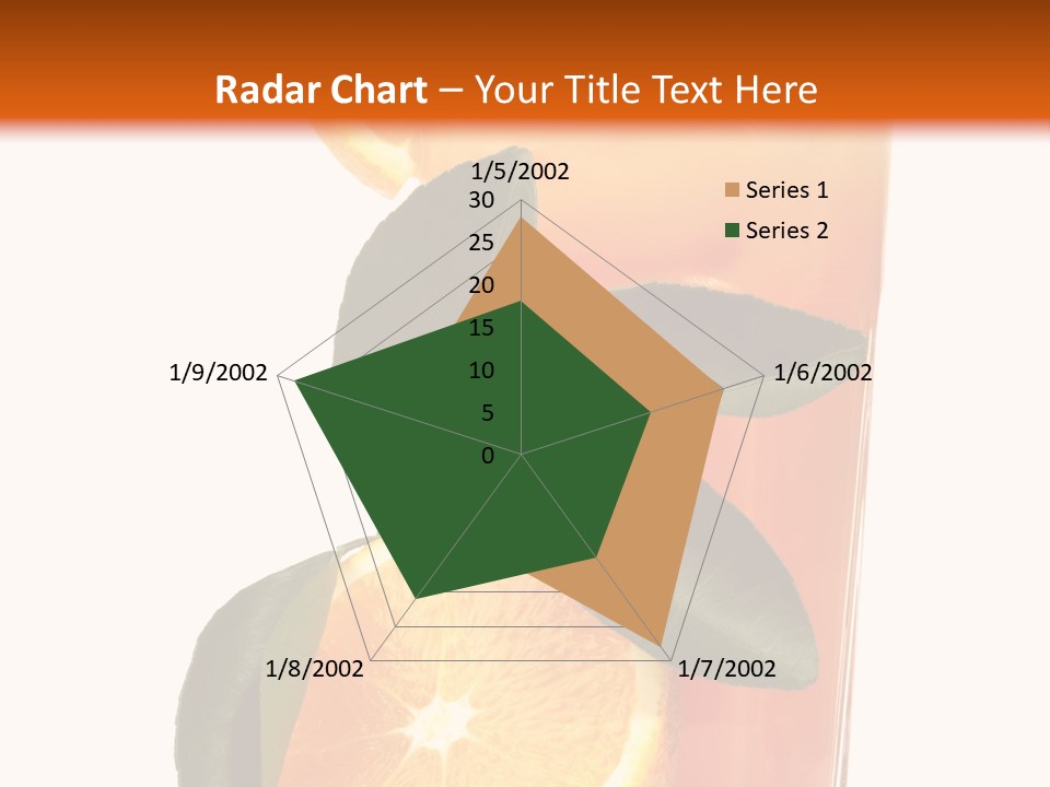 Plate Sunrise Orange Slice PowerPoint Template