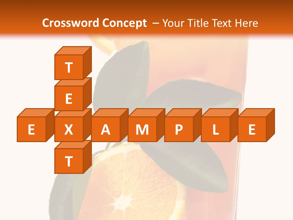 Plate Sunrise Orange Slice PowerPoint Template