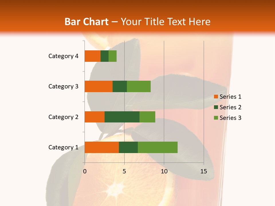 Plate Sunrise Orange Slice PowerPoint Template