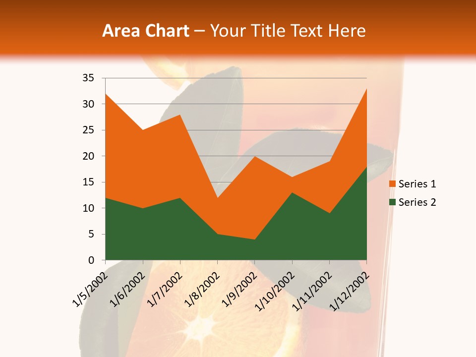 Plate Sunrise Orange Slice PowerPoint Template