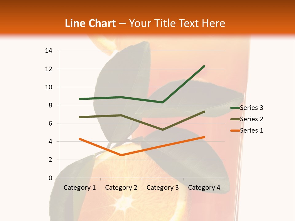 Plate Sunrise Orange Slice PowerPoint Template