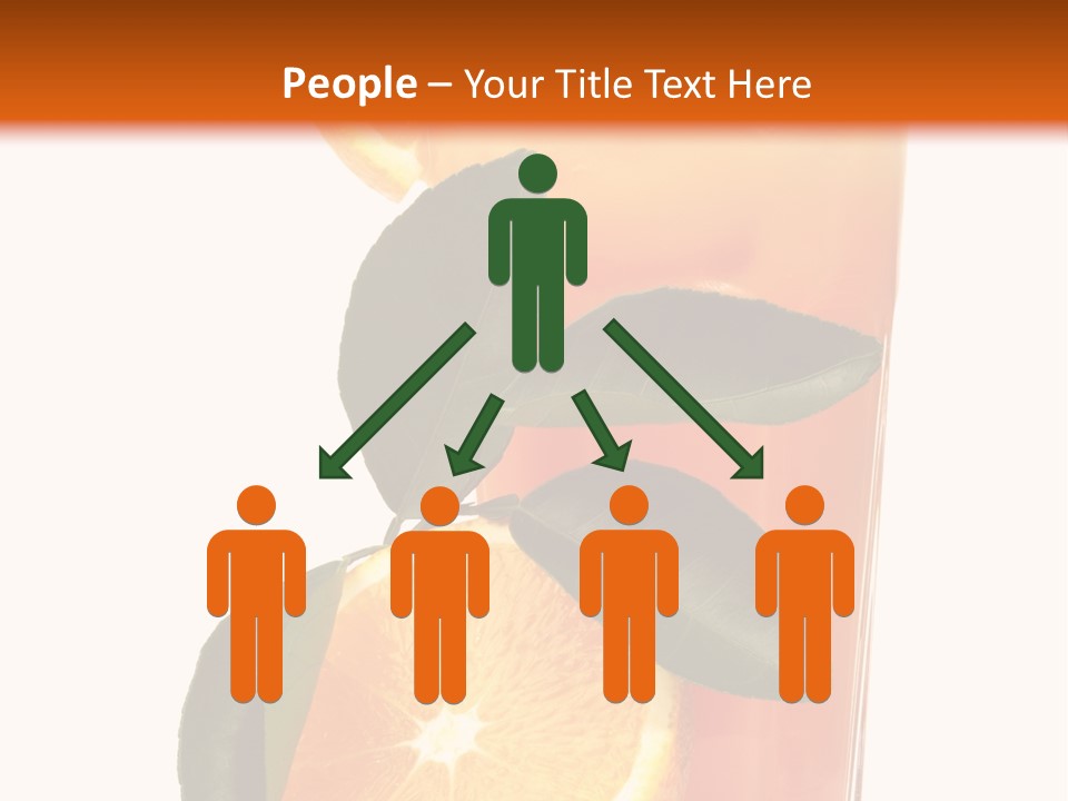 Plate Sunrise Orange Slice PowerPoint Template