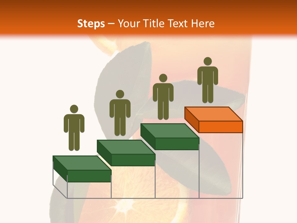 Plate Sunrise Orange Slice PowerPoint Template