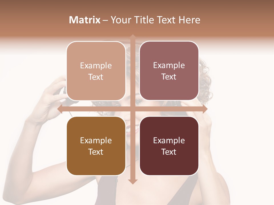 Girl Party Space PowerPoint Template