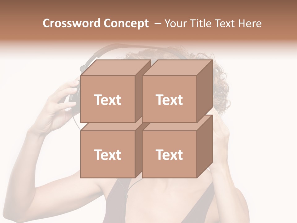 Girl Party Space PowerPoint Template